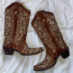 ✨Sequin Corral boots size 9.5✨